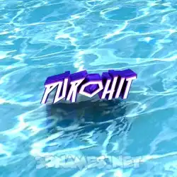 purohit in Water style - 3D name wallpaper