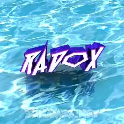 radox in Water style - 3D name wallpaper