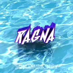 ragna in Water style - 3D name wallpaper