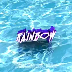 rainbow in Water style - 3D name wallpaper