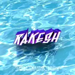 rakesh in Water style - 3D name wallpaper