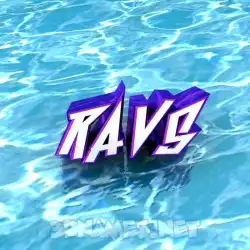 ravs in Water style - 3D name wallpaper