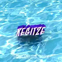 regitze in Water style - 3D name wallpaper