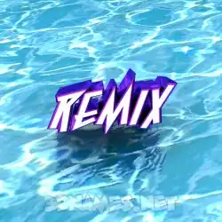 remix in Water style - 3D name wallpaper