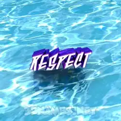 respect in Water style - 3D name wallpaper