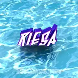 riesa in Water style - 3D name wallpaper