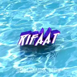 rifaat in Water style - 3D name wallpaper