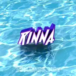 rinna in Water style - 3D name wallpaper