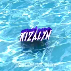 rizalyn in Water style - 3D name wallpaper