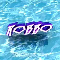 robbo in Water style - 3D name wallpaper