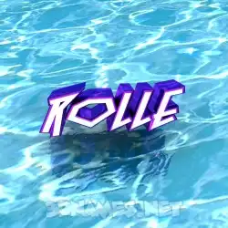 rolle in Water style - 3D name wallpaper