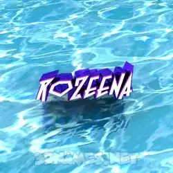 rozeena in Water style - 3D name wallpaper