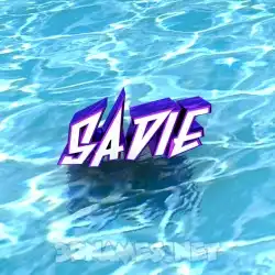 sadie in Water style - 3D name wallpaper