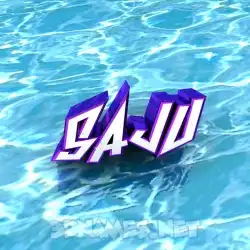 saju in Water style - 3D name wallpaper