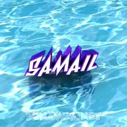 samail in Water style - 3D name wallpaper