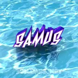 samus in Water style - 3D name wallpaper
