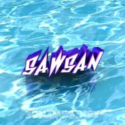 sawsan in Water style - 3D name wallpaper