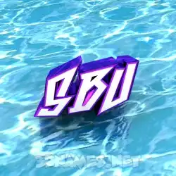 sbu in Water style - 3D name wallpaper