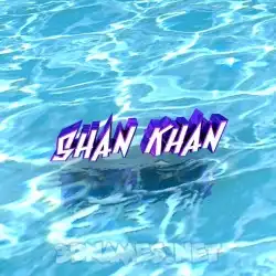 shan khan in Water style - 3D name wallpaper