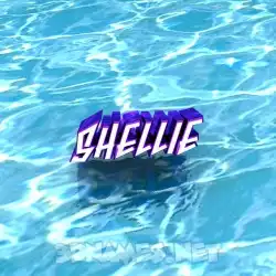 shellie in Water style - 3D name wallpaper