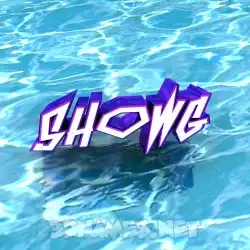 showg in Water style - 3D name wallpaper
