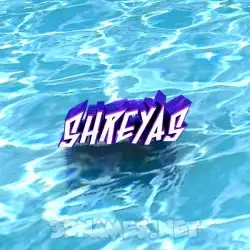 shreyas in Water style - 3D name wallpaper