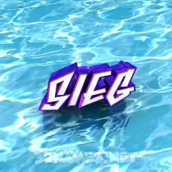 sieg in Water style - 3D name wallpaper