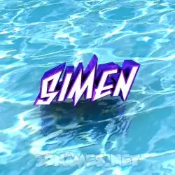 simen in Water style - 3D name wallpaper