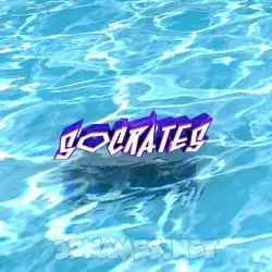 socrates in Water style - 3D name wallpaper