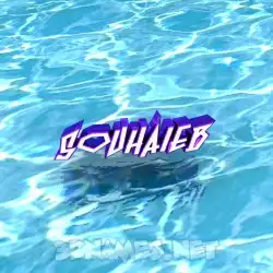 souhaieb in Water style - 3D name wallpaper