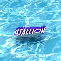stallion in Water style - 3D name wallpaper