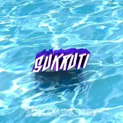 sukruti in Water style - 3D name wallpaper