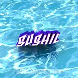 sushil in Water style - 3D name wallpaper