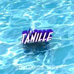 tanille in Water style - 3D name wallpaper