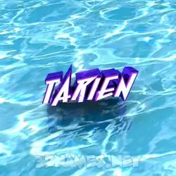 tarien in Water style - 3D name wallpaper