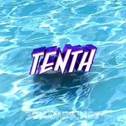tenth in Water style - 3D name wallpaper