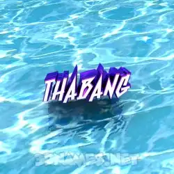 thabang in Water style - 3D name wallpaper