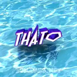 thato in Water style - 3D name wallpaper