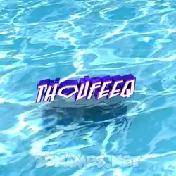 thoufeeq in Water style - 3D name wallpaper