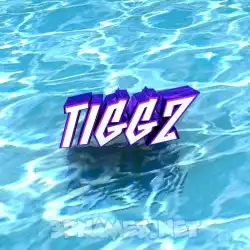 tiggz in Water style - 3D name wallpaper