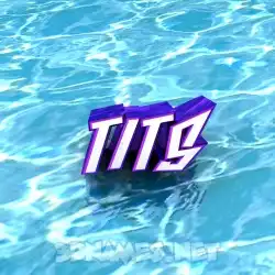 tits in Water style - 3D name wallpaper