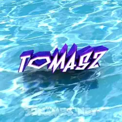 tomasz in Water style - 3D name wallpaper
