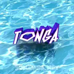 tonga in Water style - 3D name wallpaper