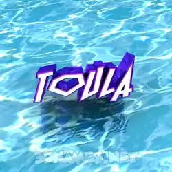 toula in Water style - 3D name wallpaper