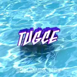 tugce in Water style - 3D name wallpaper