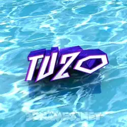 tuzo in Water style - 3D name wallpaper