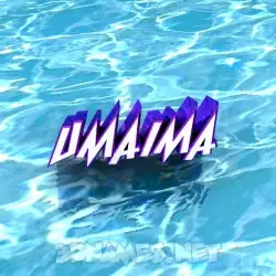 umaima in Water style - 3D name wallpaper