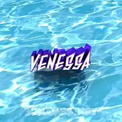 venessa in Water style - 3D name wallpaper