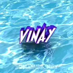 vinay in Water style - 3D name wallpaper