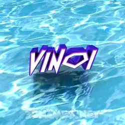 vinoi in Water style - 3D name wallpaper